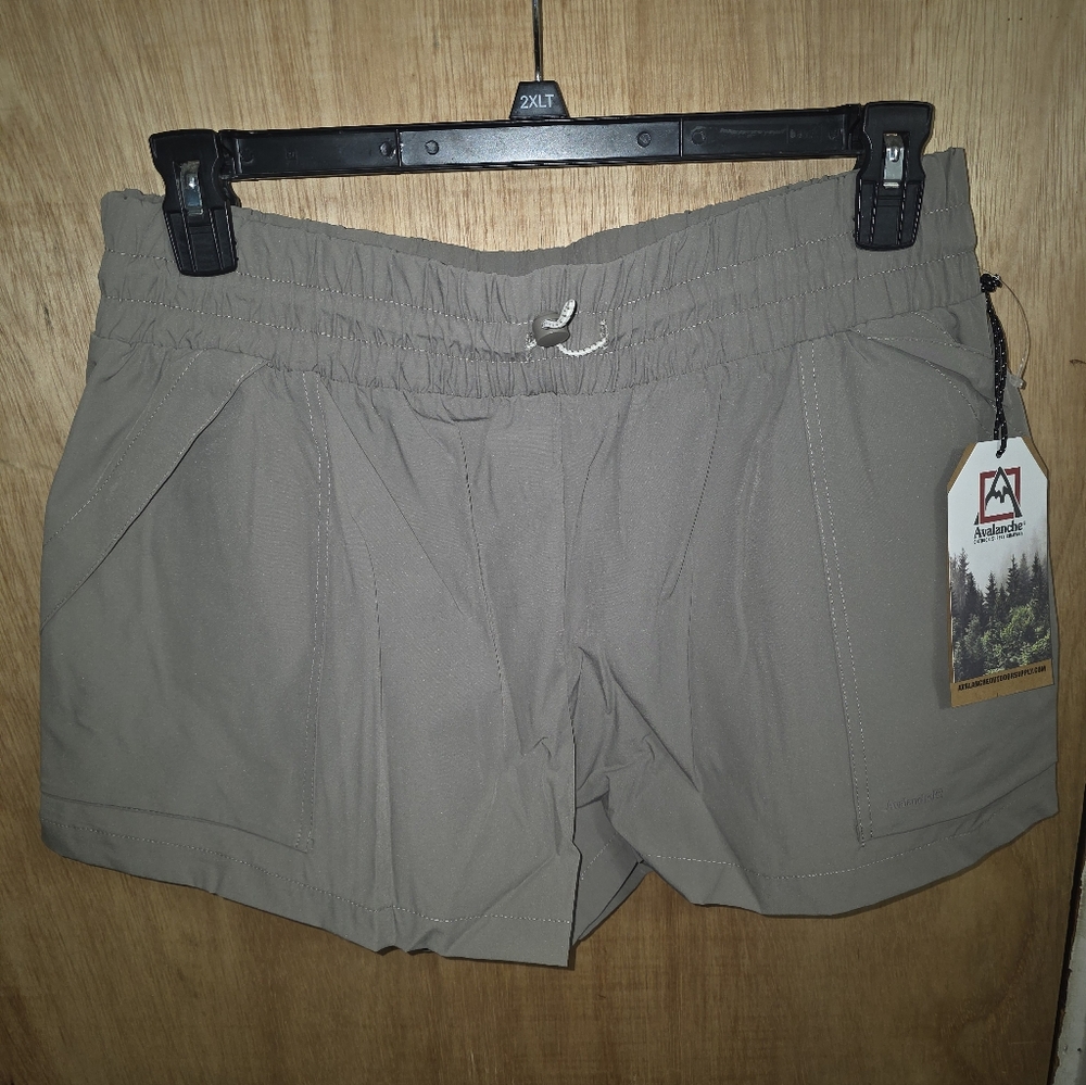 Avalanche Women's Stretch Twill Hiking/Walking Shorts with Elastic Waist
